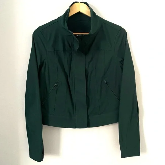 Lululemon Seize the Day Fuel Green Cropped Jacket 6 - Picture 4 of 11